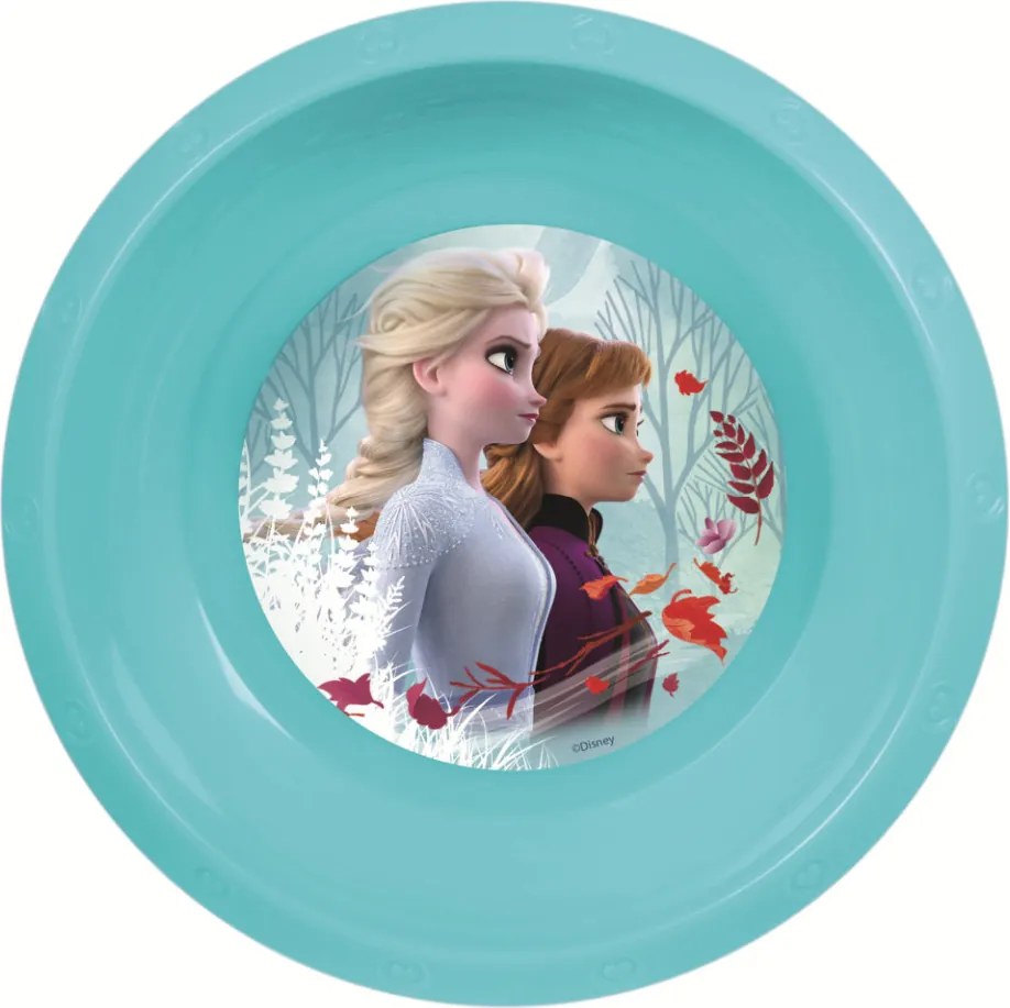 Disney Jégvarázs Blue Forest műanyag mélytányér
