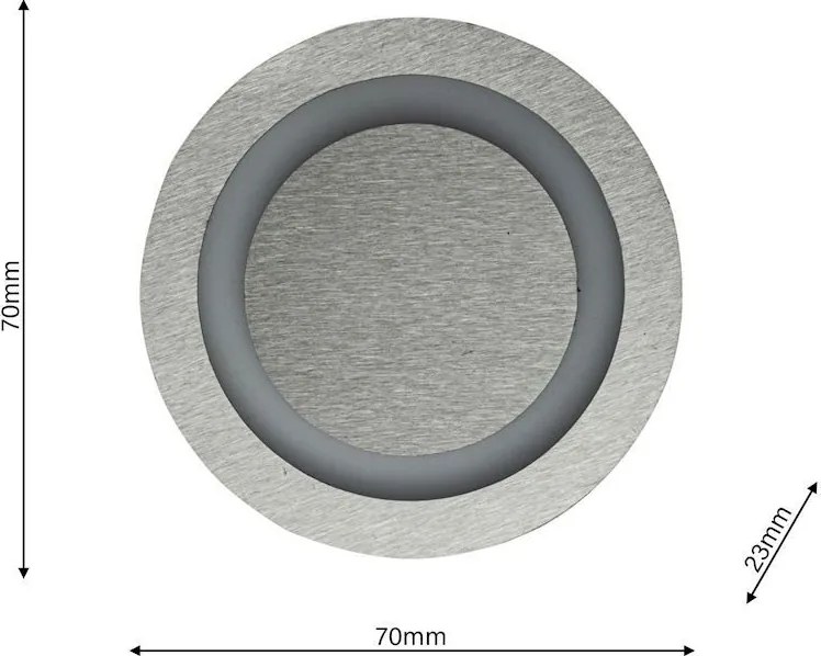 Eko-Light OTI MAX EKS4338 Beépíthető lépcsőházi lámpa 1x0,6W/LED 3000K 13LM IP20