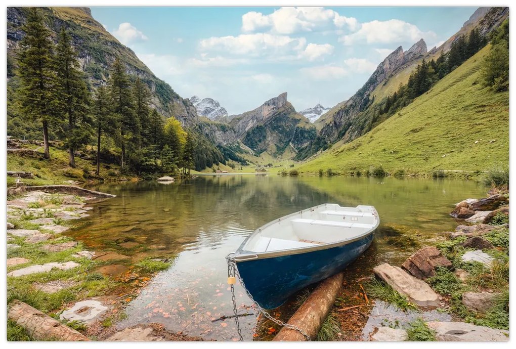 Kép - Seealpsee, svájci tó (90x60 cm)