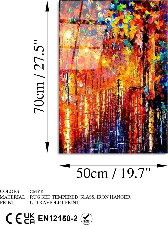 Üvegkép, 50×70 cm – UV-416