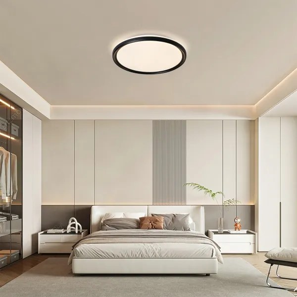 BRILAGI - dimmelhető LED mennyezeti lámpa RIVO LED/72W/230V 3000-6000K fekete Ø 50 cm + távirányító