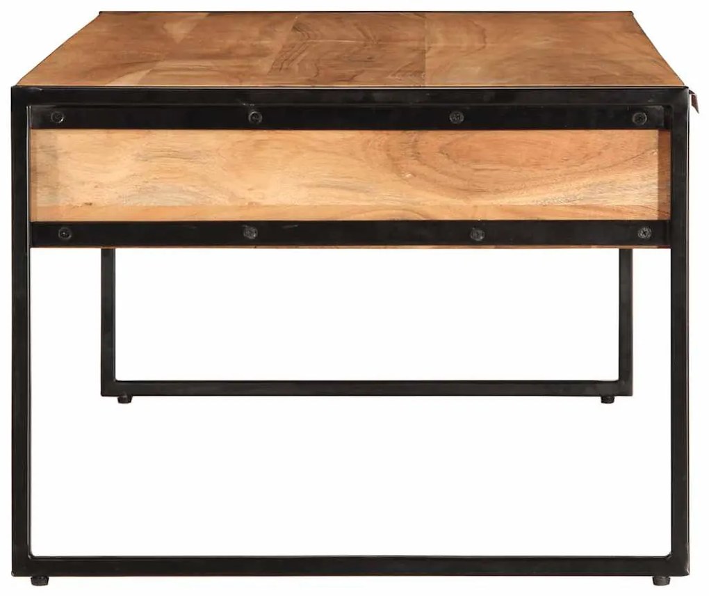 tömör akácfa dohányzóasztal 110 x 55 x 40 cm