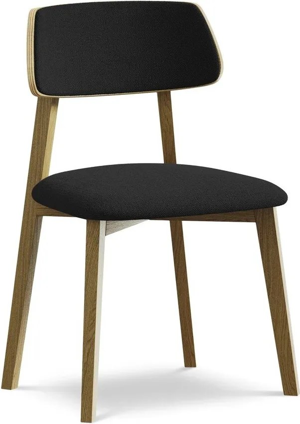 Fekete tömörfa étkezőszék Niu – Makamii