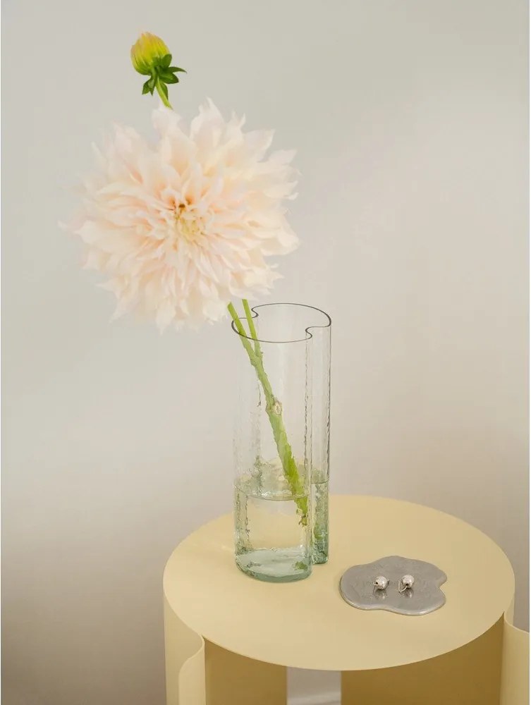 Üveg kézzel készített váza (magasság 24 cm) Tubu – noo.ma