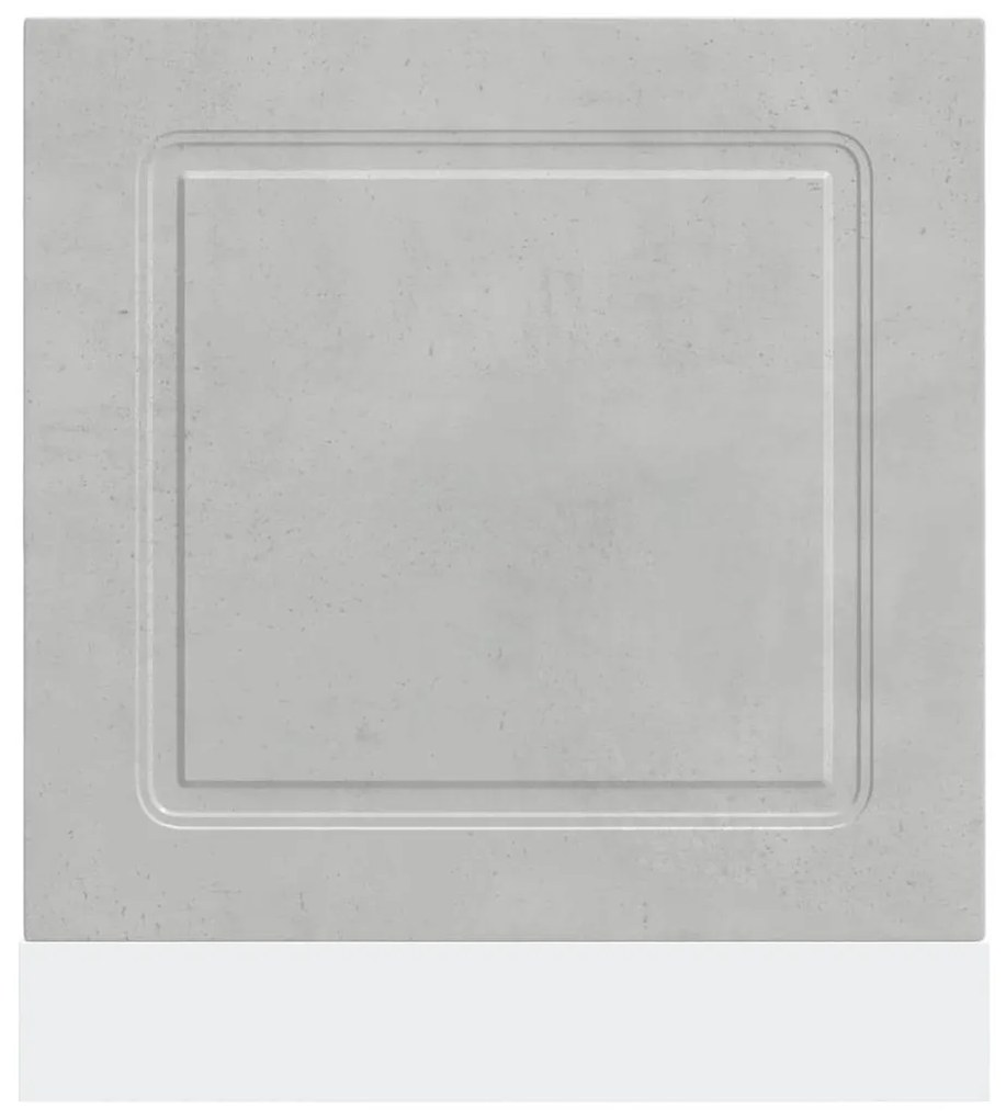 mosogatógép panel Kalmar beton szürke 60x1,5x67 cm műanyag fa