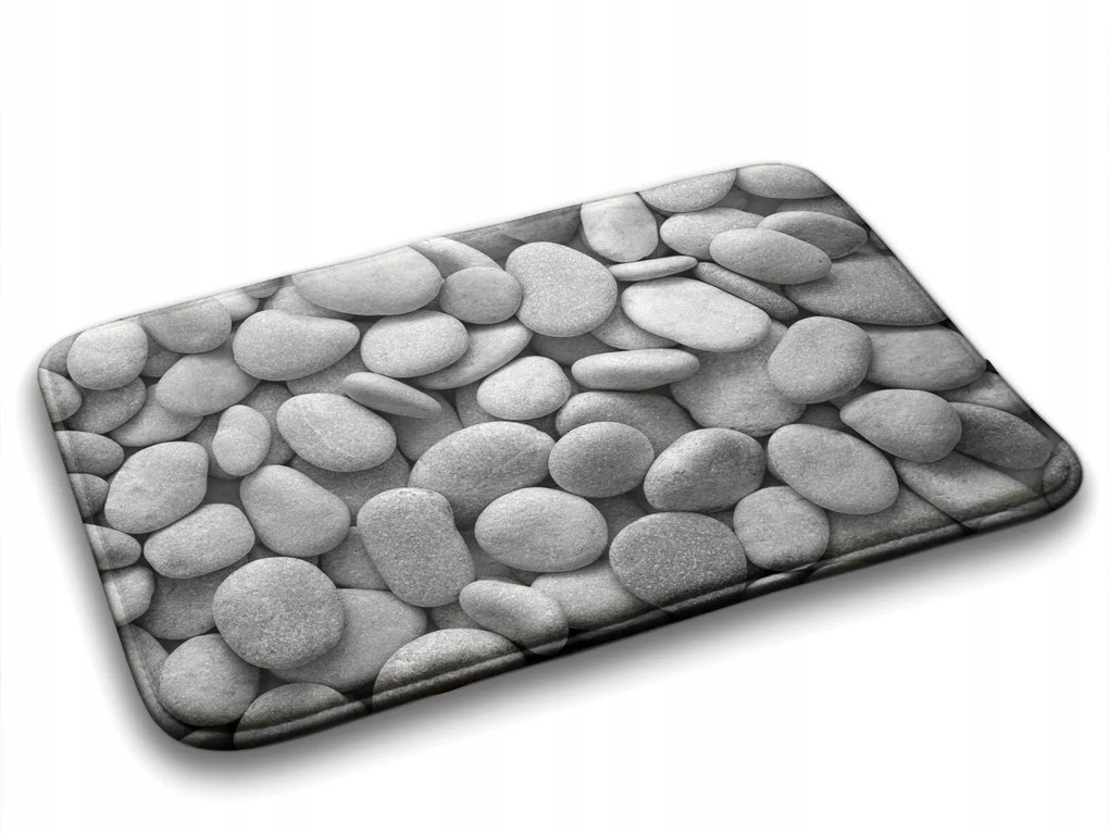 Trendi fürdőszobaszőnyeg Kő tengerpart 75x45 cm