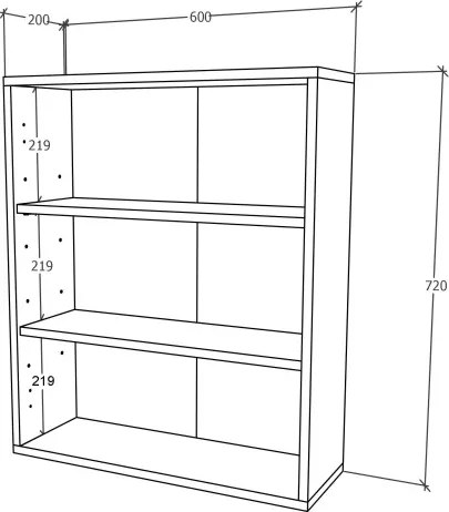 Zaria 2 ajtós fali fürdőszobai szekrény, Fényes fehér / Fehér, MDF, 60 x 22 x 72 cm