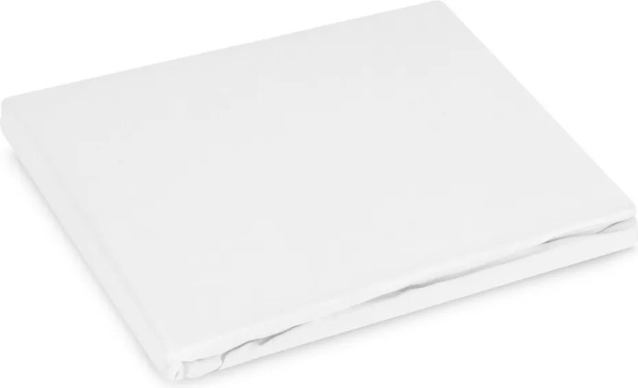 Szatén gumis lepedő Basic 160x200 Eurofirany fehér