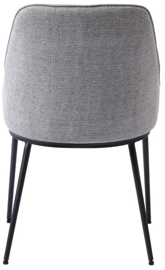 Szürke étkezőszék szett 2 db-os Meridian – Unique Furniture