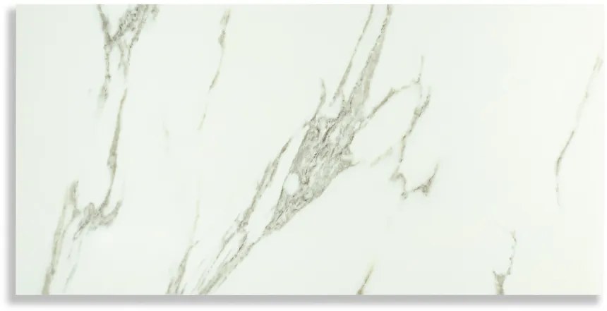 Öntapadós PVC csempepanel, 4db-os csomag, Csontfehér-barna márvány, 30 x 60 cm