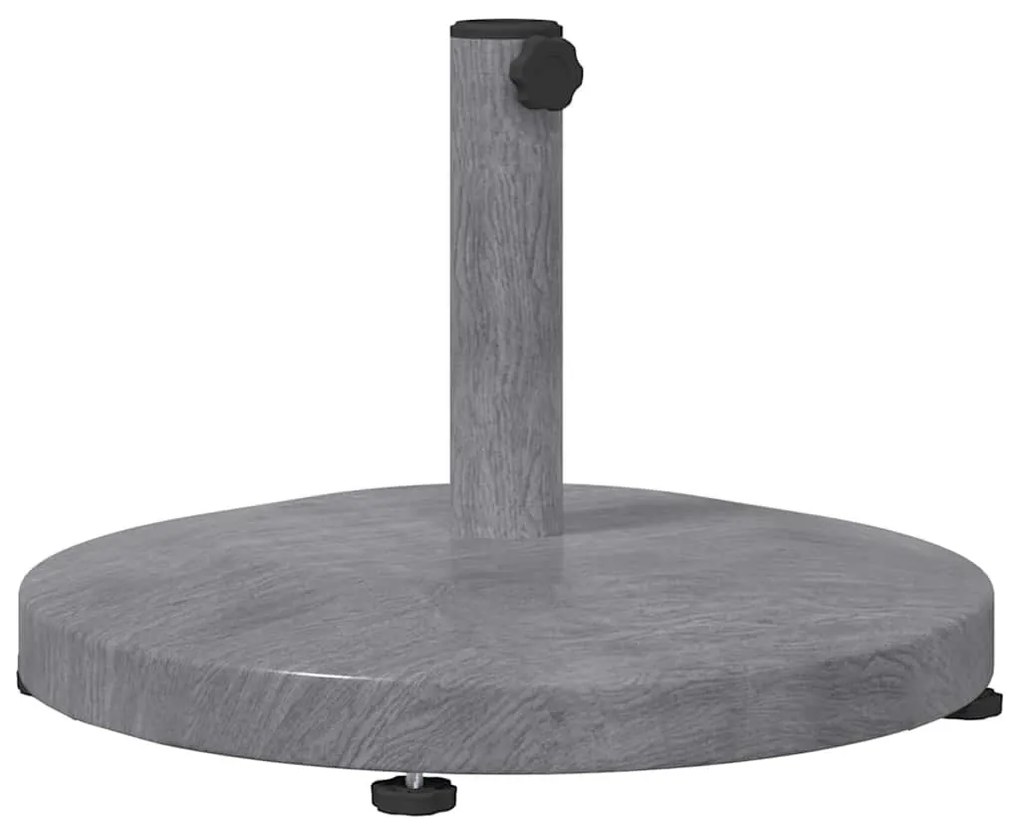 Kültéri Napernyő Tartók Sötét fa 48 x 48 x 32 cm Acél, Beton