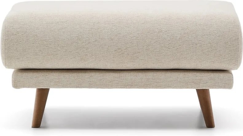 Bézs zsenília lábtartó Karin – Kave Home