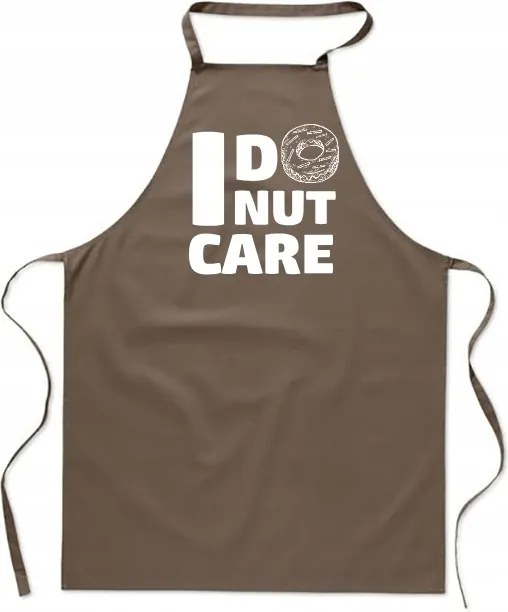 Konyhai Kötény Bézs Valentin Napi Ajándék És Donut Care fánk FA_457_b