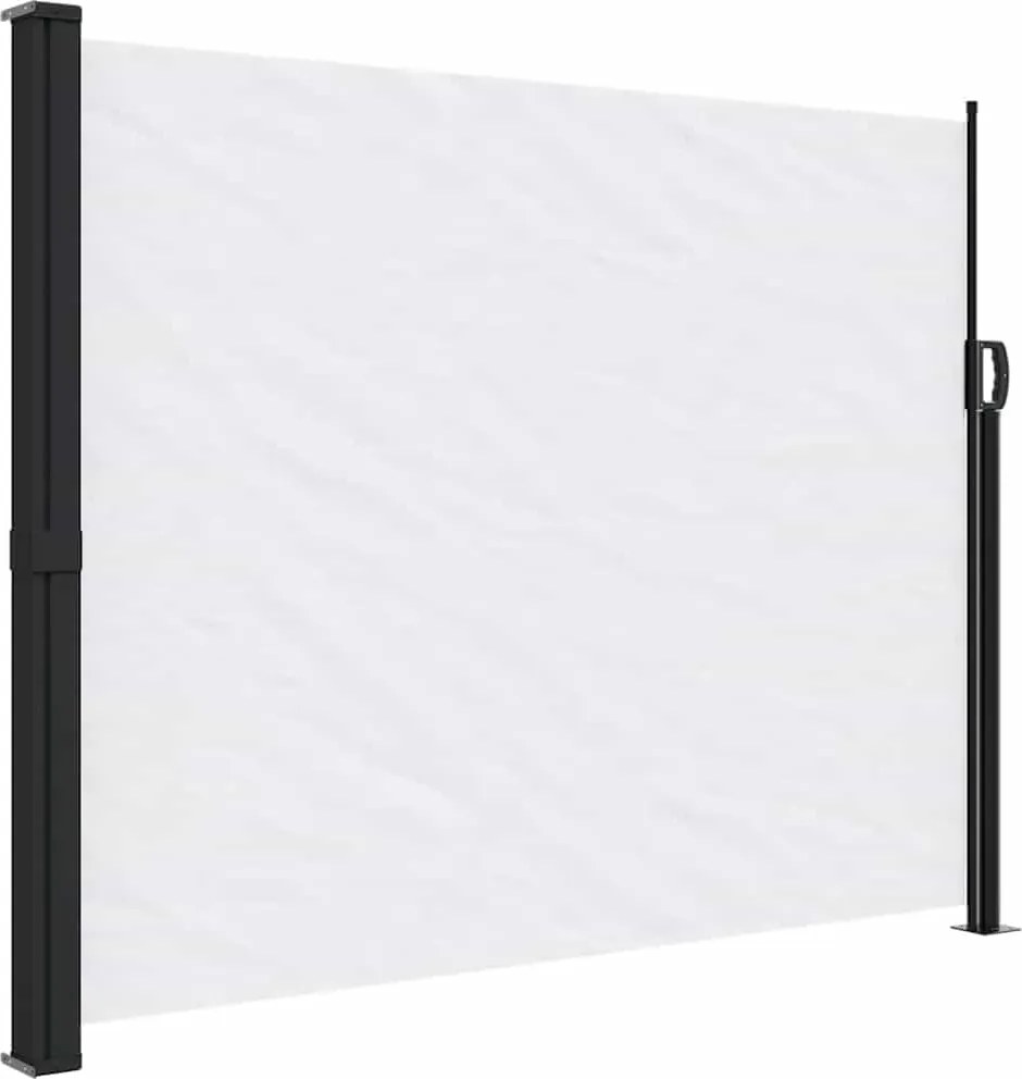 vidaXL fehér behúzható oldalsó napellenző 170 x 300 cm