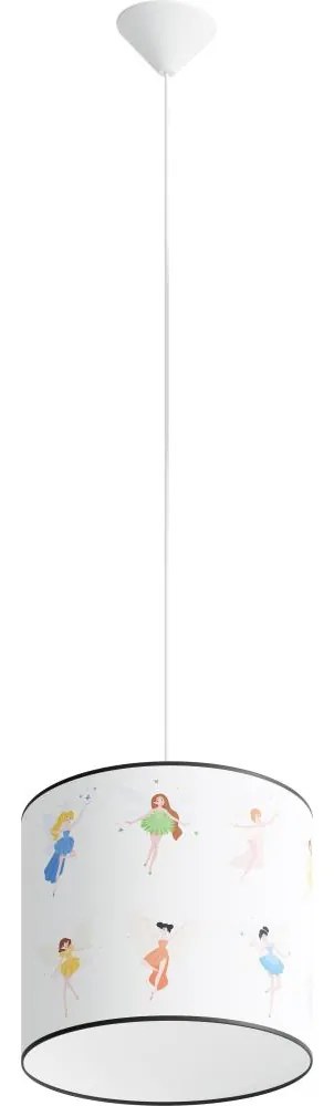 Sollux SL.1416 - Gyerek csillár zsinóron FAIRY 1xE27/15W/230V átm. 30 cm