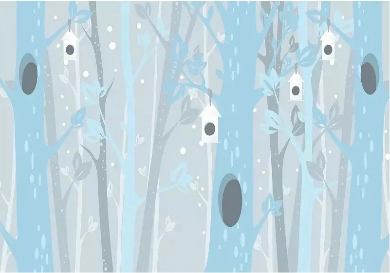 Skandináv erdő fák fotótapéta 368 x 254