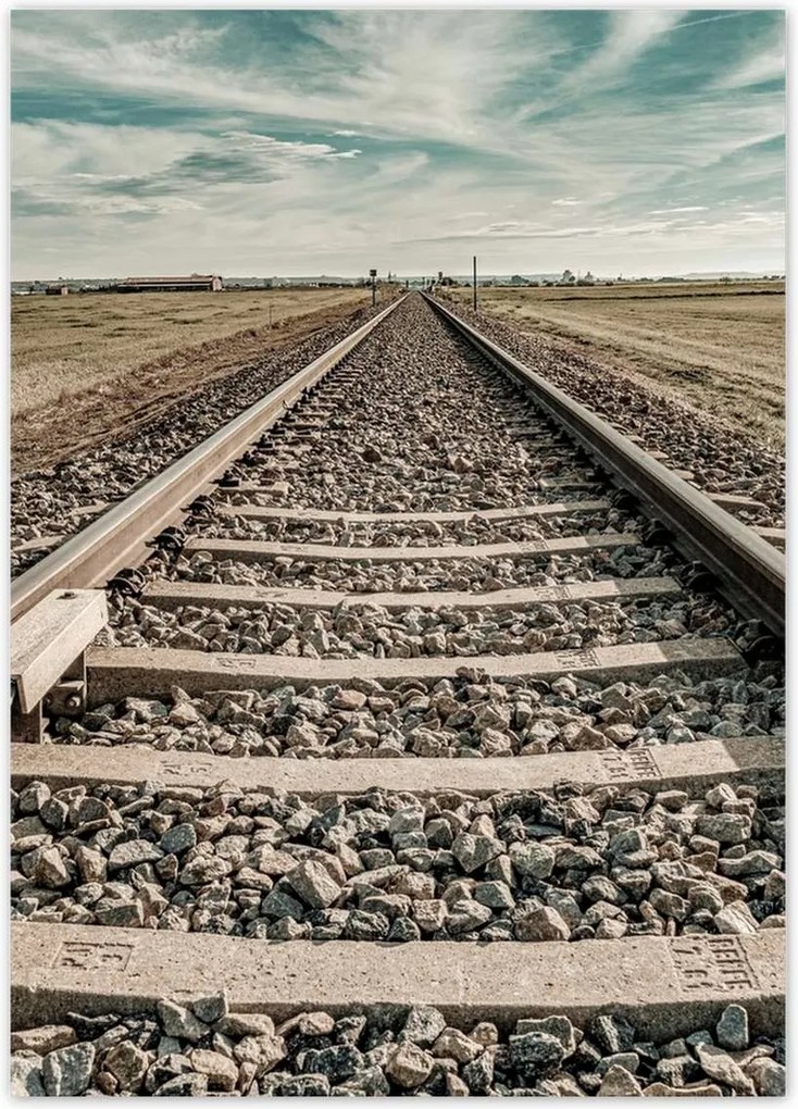 Poszterek 50x70 Vasúti sínek Vasút