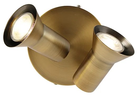 Mennyezeti reflektor bronz kerek dönthető és forgatható - Karin 2