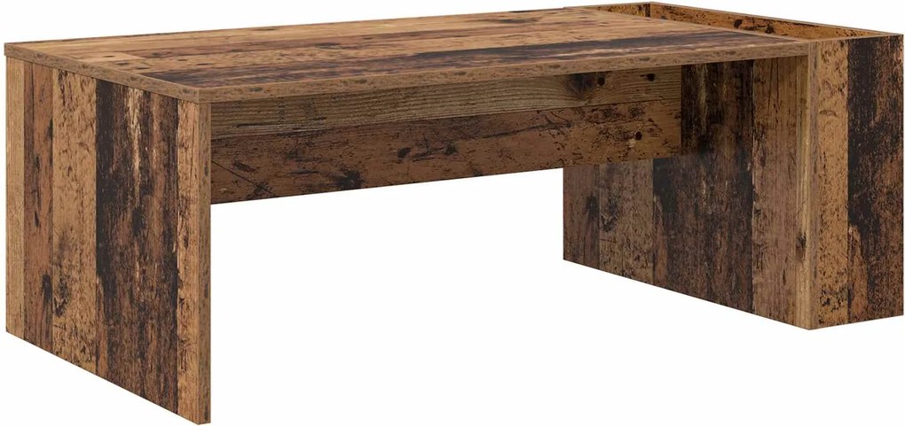vidaXL Dohányzóasztal Öreg fa 95 x 50 x 34 cm Faanyag