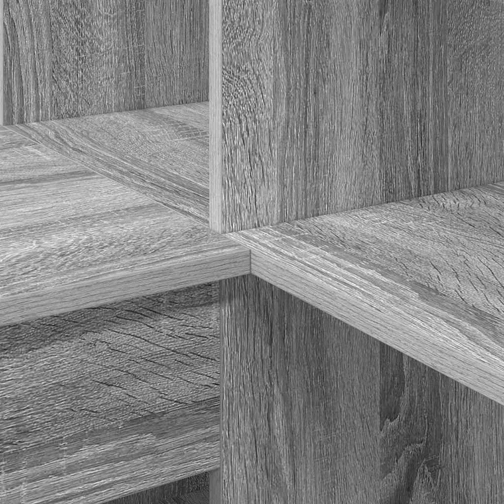 Sarokíróasztal Szürke sonoma 101,5 x 149,5 x 149,5 cm Faanyag