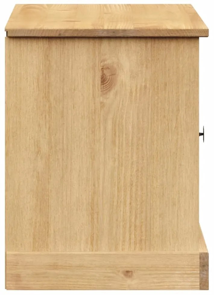 VIGO tömör fenyőfa cipőtároló pad 106 x 35 x 45 cm