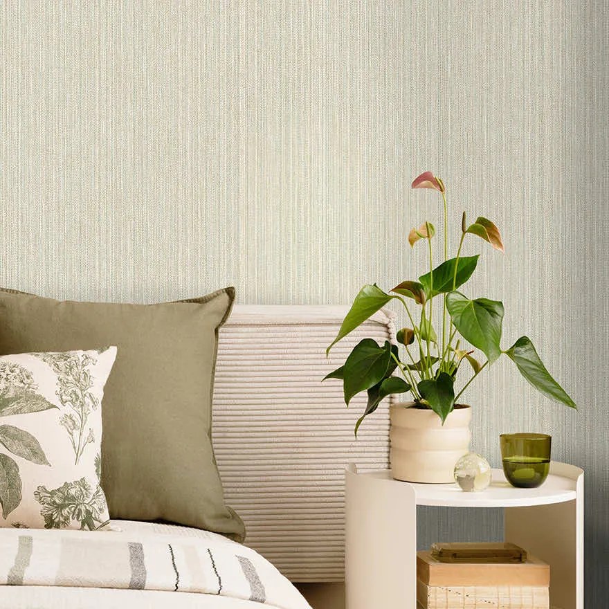 Holden Decor Essence Kilim kacsatojás csíkos fémhatású vlies tapéta – 66272