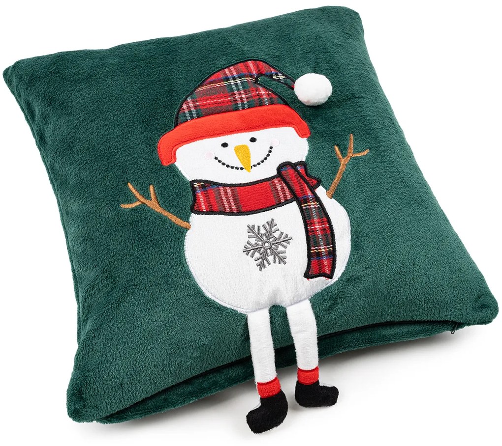 4Home Snowman karácsonyi párnahuzat, 40 x 40 cm