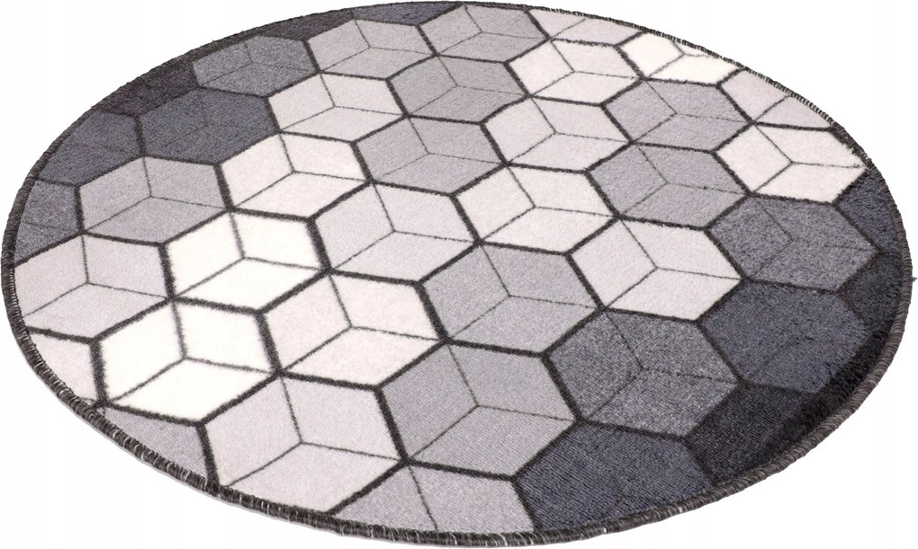 Kerek Szőnyeg Hálószoba Dekorációs Nagy 80CM Modern Minta