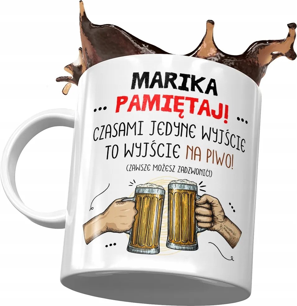 Bögre Marika Feleség Barátnő Nyomtatott Fotóval