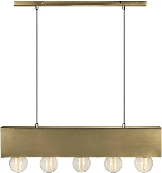 MARKSLÖJD 107038 COUTURE Modern Függesztett Lámpa Patina E27 IP20