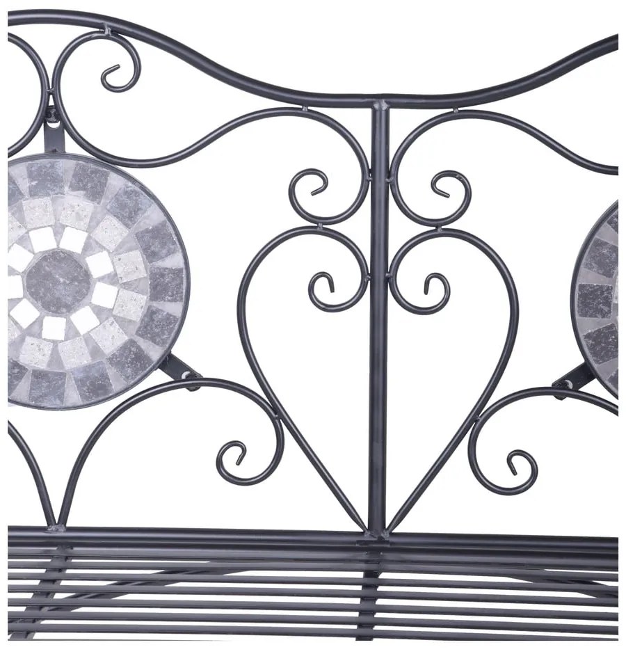 Fekete fém kerti pad Jalua – Garden Pleasure