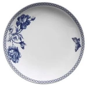 24 darabos étkészlet fehér/kék/porcelán