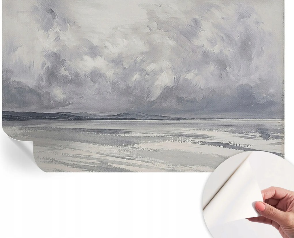 Öntapadós tapéta Fali furnér 3D Vihar a láthatáron 416x254 cm