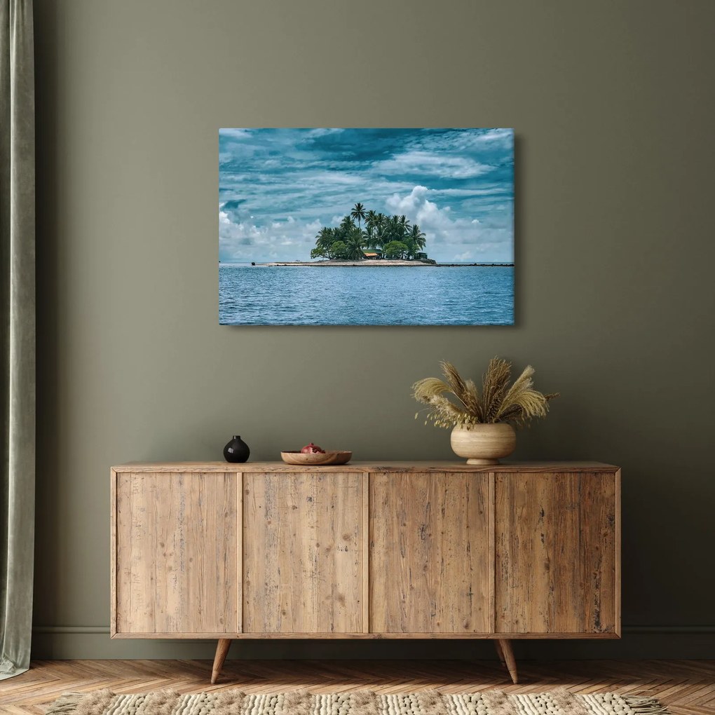 Kép - sziget a tengeren (90x60 cm)