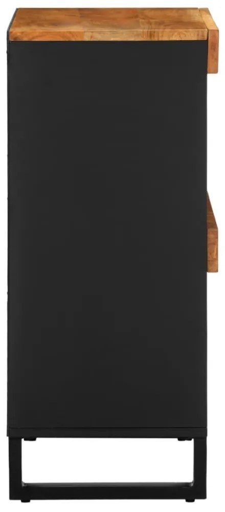 tömör akácfa tálalószekrény 60 x 33 x 75 cm