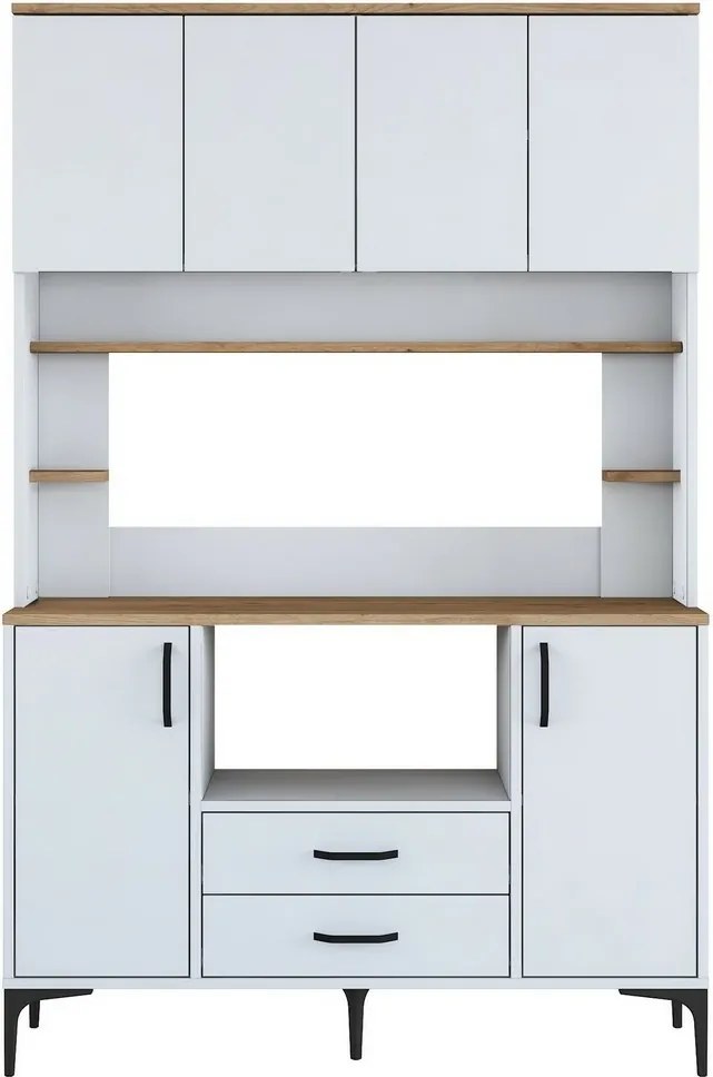 Jedy Walnut and White szekrény