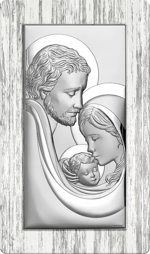 Ezüst kép Szent Család Gravírozás Ingyen! 6650/5S