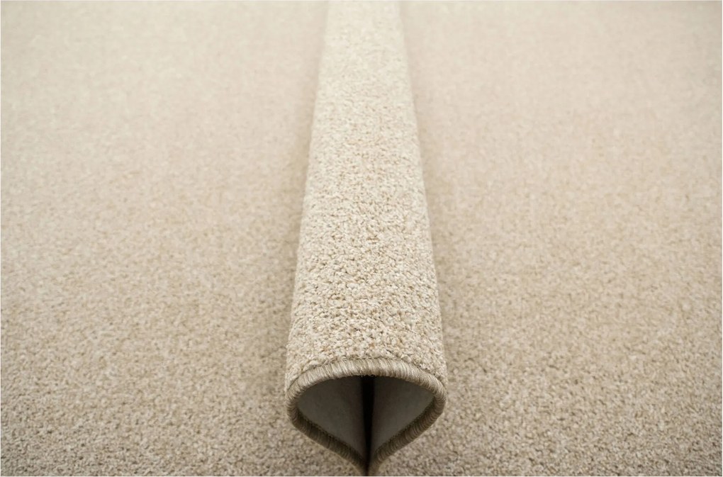 Filc Szőnyeg Puha Gyapjú Bézs Hangulatos Hálószobába Liberty 350x400 cm