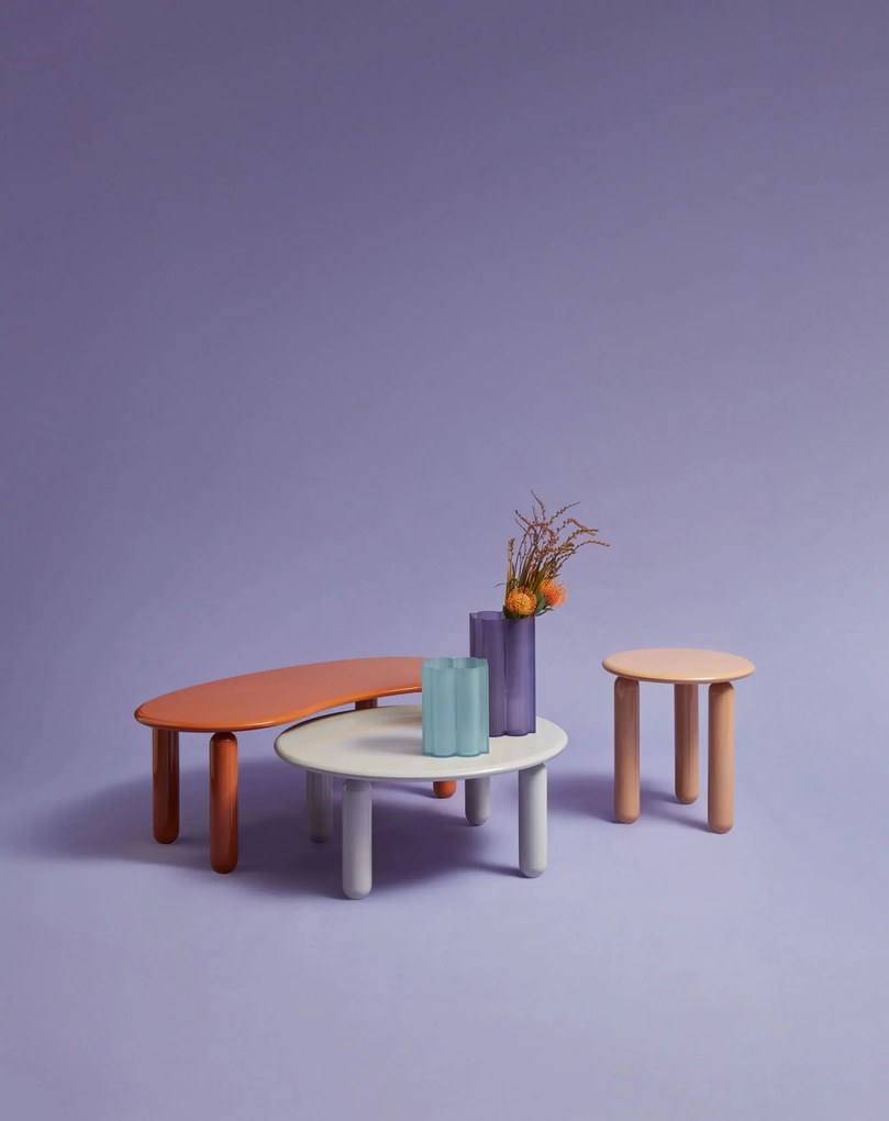 Asztal UNDIQUE MAS h.51 cm, többféle változat - Kartell szín: szürke