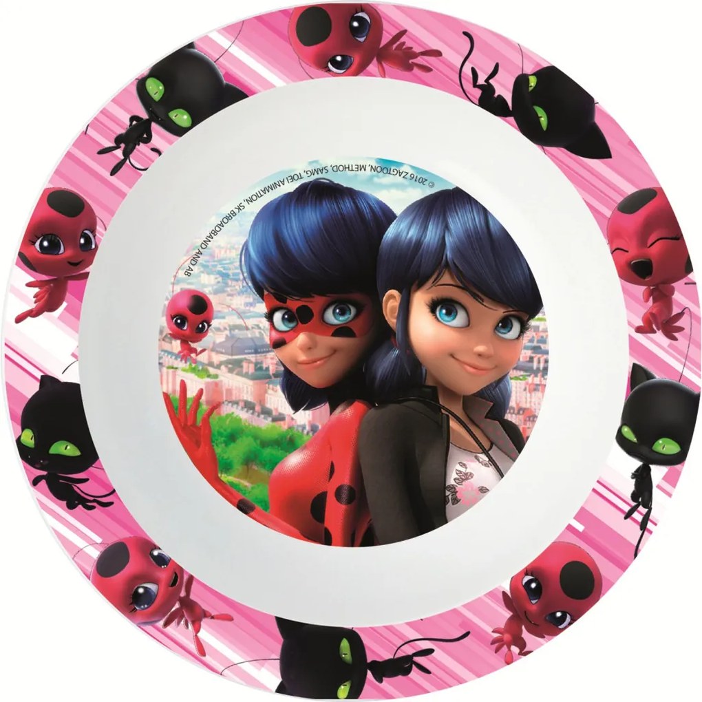 Katicabogár és Fekete macska kalandjai Heroes micro mélytányér 16 cm