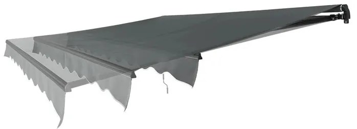 Juskys Napellenző 300 cm - szürke