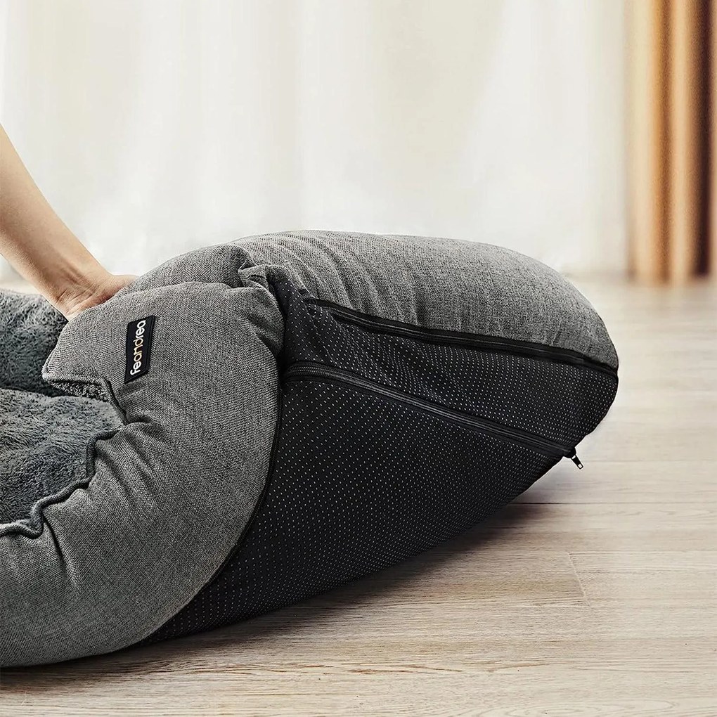 Kutyafekhely, kisállatágy, l-es méret, világosszürke feandrea