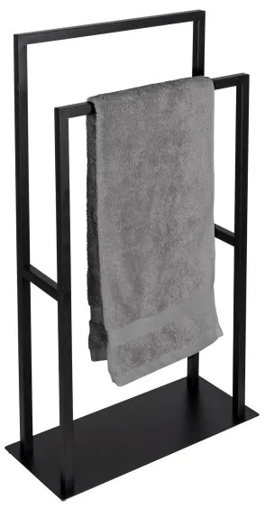WENKO 26056100 - Törölközőállvány RIVALTA 46x80 cm rozsdamentes acél/fekete