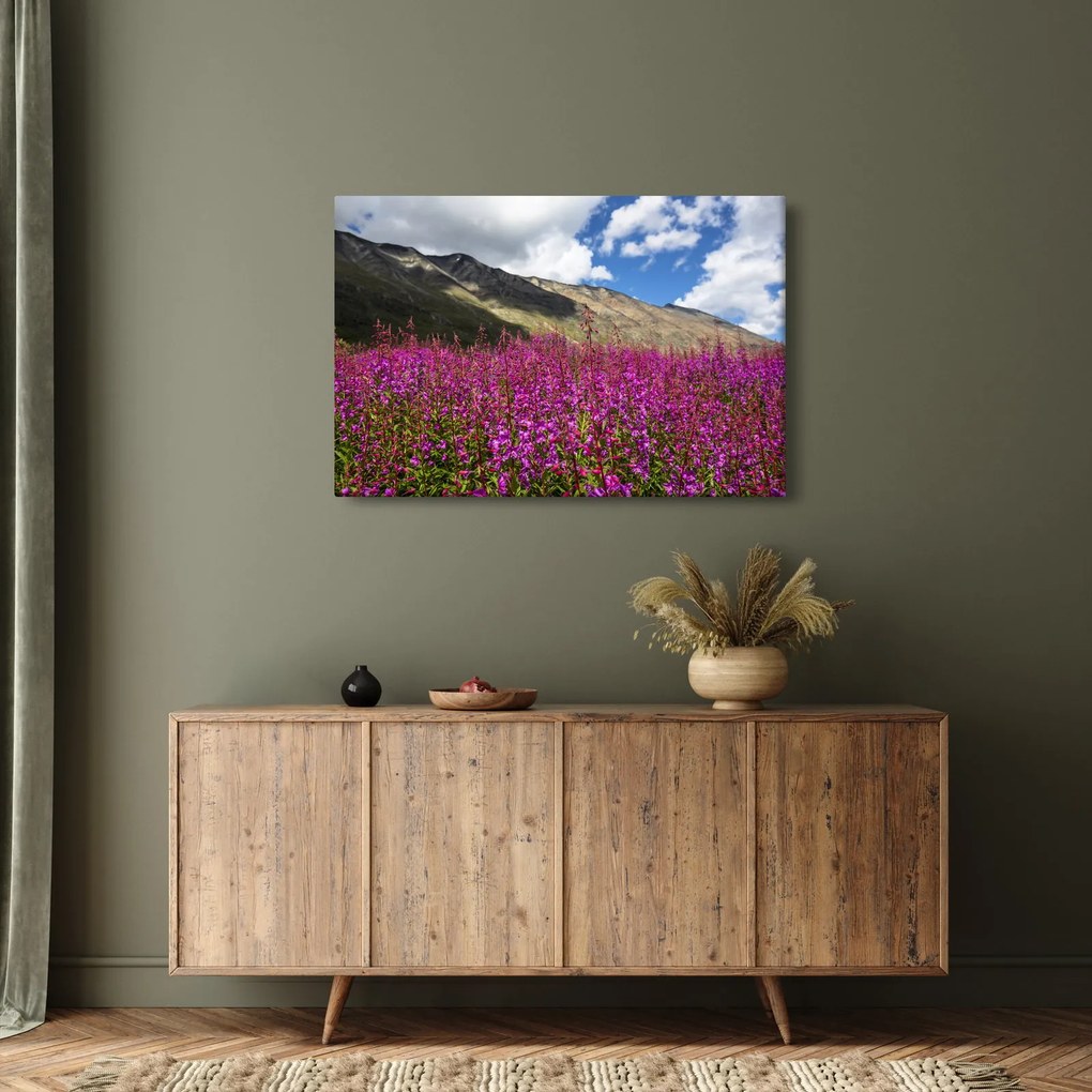 Hegyi rét tája (90x60 cm)