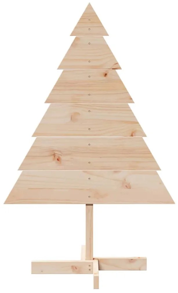 tömör fa karácsonyfa-dekoráció 110 cm