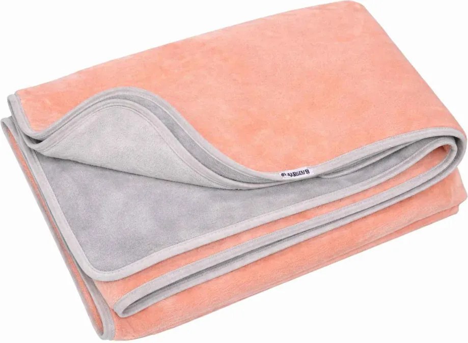 Barack színű ölelő takaró dupla rétegben