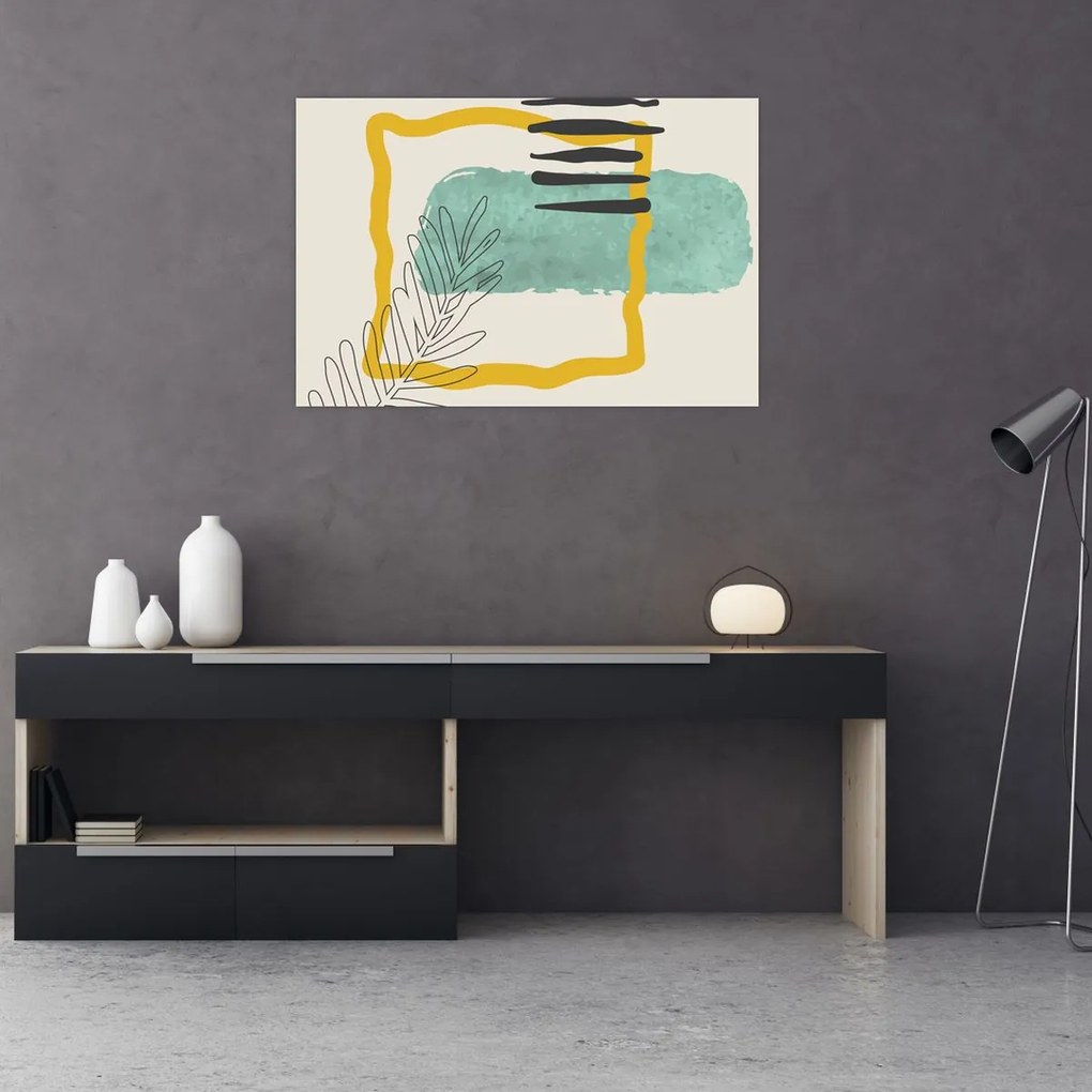 Kép - Absztrakt lapok N⁰2 (90x60 cm)