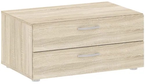 BASIC Fiókos Alsószekrény Tölgy Színben 74 cm 2S