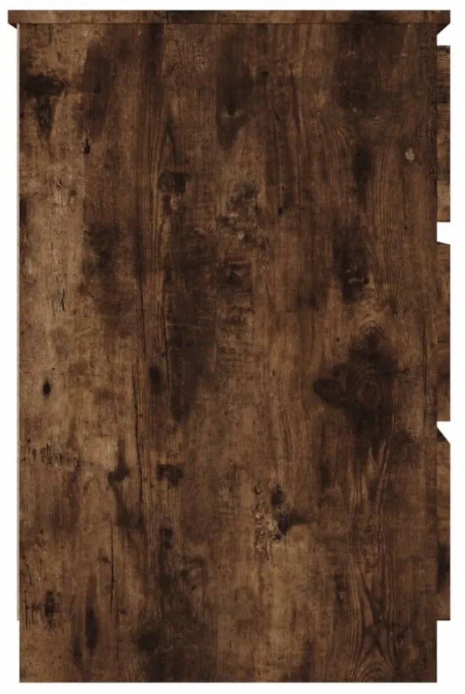 füstös tölgy színű szerelt fa íróasztal 140 x 50 x 77 cm