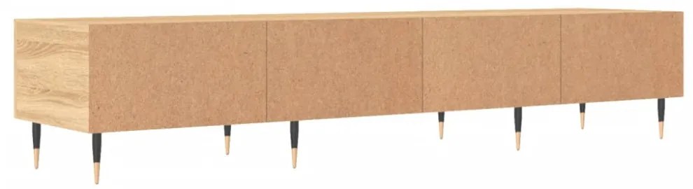 sonoma tölgy színű szerelt fa TV-szekrény 150 x 36 x 30 cm